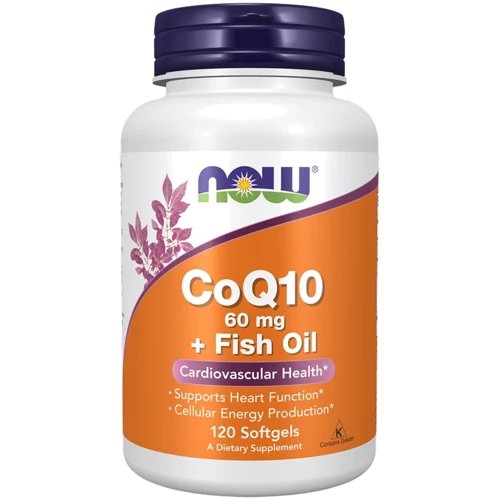 

Now Foods CoQ10 60mg with Omega-3 - 120 Softgels