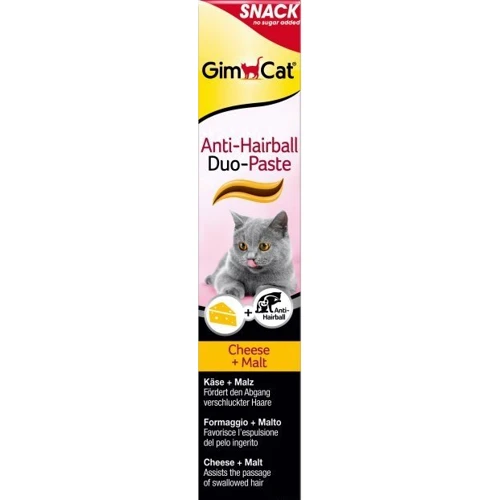 Паста Gimborn GimCat Duo-Paste 50 g для виведення шерсті зі смаком сиру (4002064417240)
