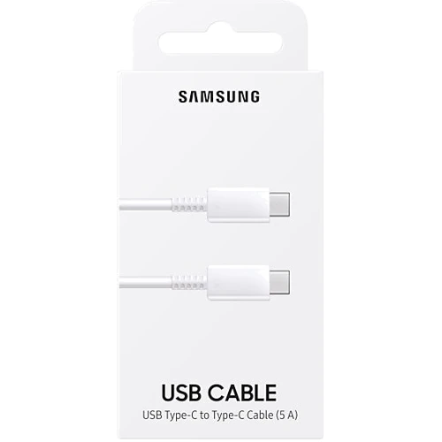Кабель Samsung Cable USB-C to USB-C PD 100W 1m White (EP-DN975BWRGRU) фото 3