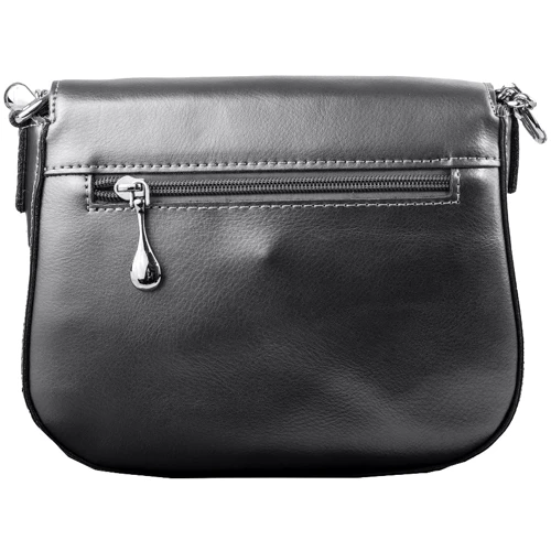 Жіноча сумка крос боді Valiria Fashion сіра (DETAQ1443-1-9): Матеріал Натуральна шкіра