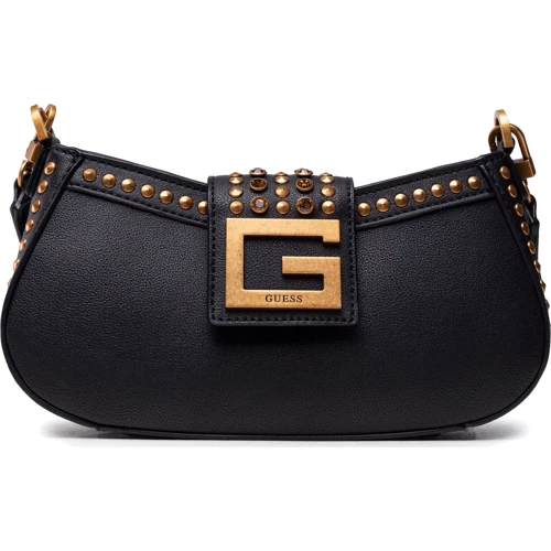 Женская сумка через плечо Guess Bling Top Zip Shoulder Bag черная (HWVB7984180-BLA): Страна производитель Мьянма