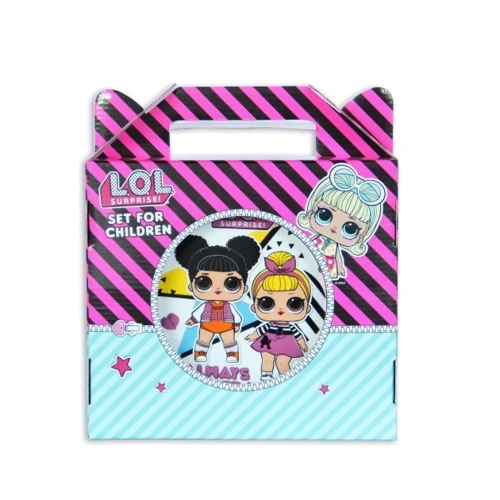 Набор детской посуды Галерея стекла и фарфора "L.O.L.Surprise! Totally awesome" 3 пр. (76001100)