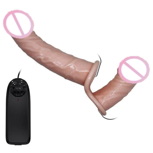 Страпон с вибрацией с 2-мя вибромоторами ULTRA PASSIONATE HARNESS STRAP-ON, BW-022060