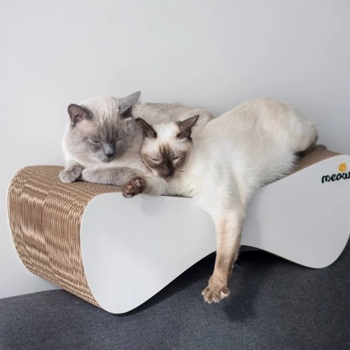 Когтеточка дряпка-лежанка для кошек Say Meow Сloud 61x21x24 см (804019010200): Размеры основания 61x21x24 см