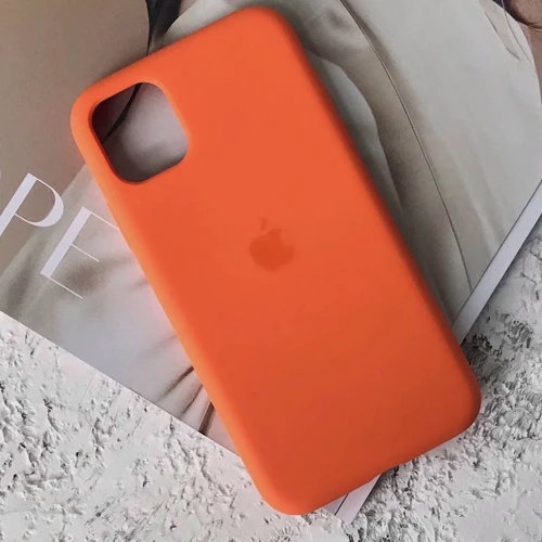 Чохол для iPhone Mobile Case Silicone Case Full Protective Kumquat для iPhone 14 Plus: Колір оранжевый