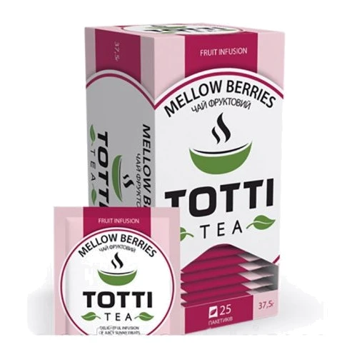 Чай TOTTI фруктовый Mellow Berries 25х1.5 г пакетированный (8719189233285)