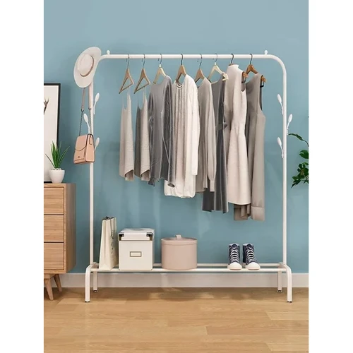 Вешалка-стойка Stenson для одежды 110х40х150 см (TL00427 white): Количество крючков, шт 8