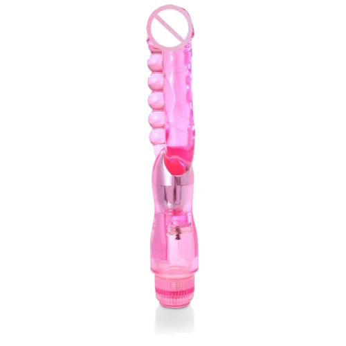 Двойной вибратор Evolved Dual Pleasure Vibe, розовый, 27х2,5 см