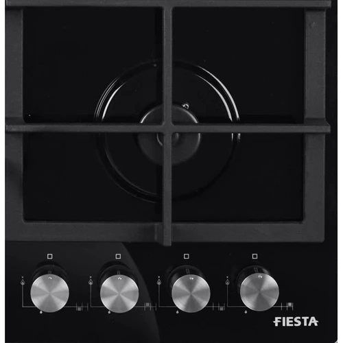 Варочная поверхность Fiesta G64BGCH SBF C: Количество конфорок 4