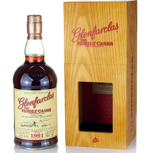Виски Glenfarclas The Family Cask 1991 S22 #5679 55.6 % 0.7 л WB (BWR4816)