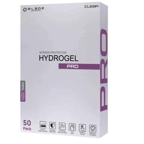 Защитная пленка для iPhone BLADE Hydro-Gel Screen Protector PRO Edge Display Clear Glossy