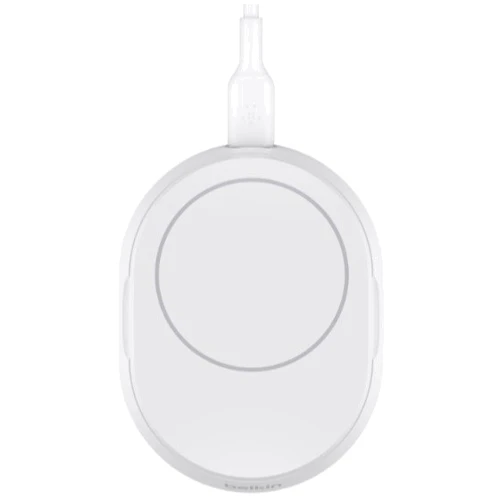 Зарядний пристрій Belkin Wireless Charger Magnetic Stand 15W White (WIA008VFWH) для iPhone 16 I 15 I 14 I 13 I 12 series: Особливості USB-C