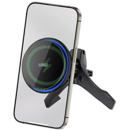 Держатель WIWU Car Holder Wireless Charger CH-317 with MagSafe 15W Black: Тип автомобильный