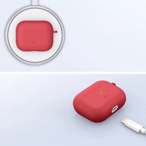 ESR Bounce Protective Silicone Case Red (4894240146057) for Apple AirPods 3 фото 4