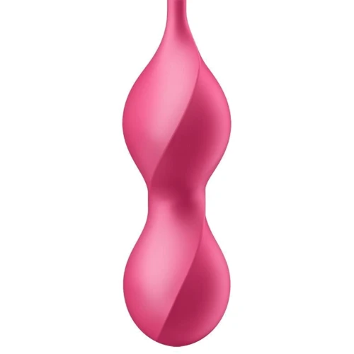 Вагинальные шарики с вибрацией Satisfyer Love Birds 2 Connect App Red
