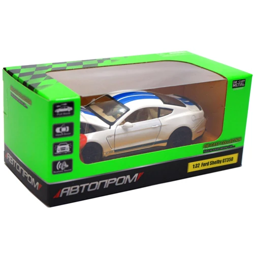 Машинка Автопром Ford Shelby GT350, белый (68441): Тип Готовая модель