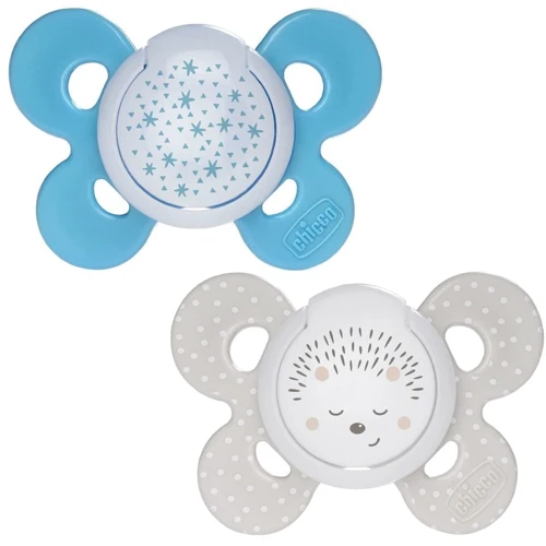 Пустушка Chicco Physio Comfort силікон 16-36 міс. 2 шт (74935.42.00.00): Матеріал силикон