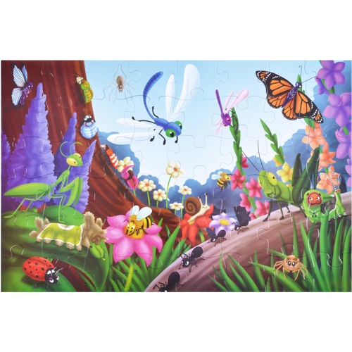 Пазл Same Toy Жуки и насекомые 48 элементов (88096UT)