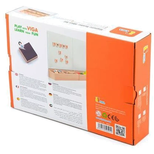 Набір магнітних цифр та знаків Viga Toys 40 шт (50591FSC)