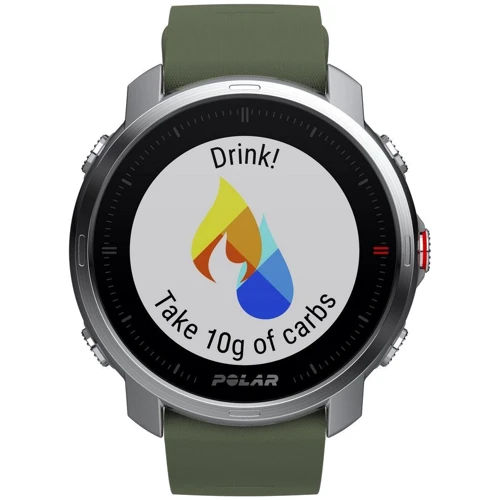 Смарт-часы Polar Grit X Green M/L (725882054230): Время работы 40 часов в режиме тренировки (GPS и сердечный ритм на запястье)