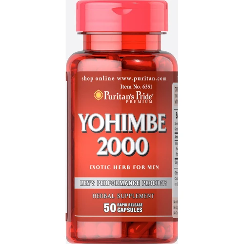Puritan's Pride Yohimbe 2000 mg 50 caps