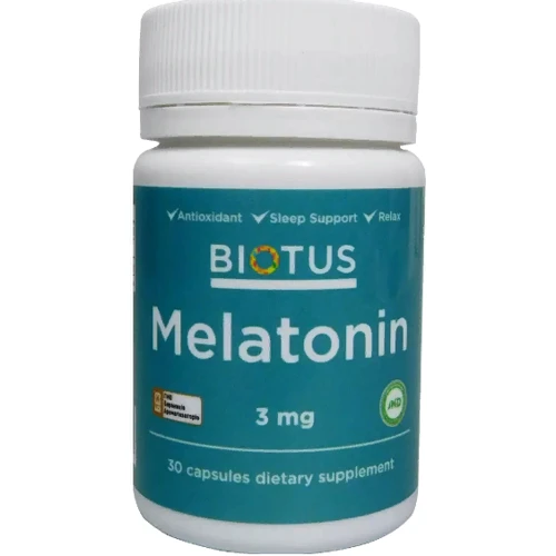 Biotus Melatonin 3 mg Мелатонин 30 Капсул