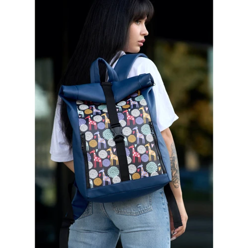 Женский рюкзак Sambag RollTop One синий (24208316)