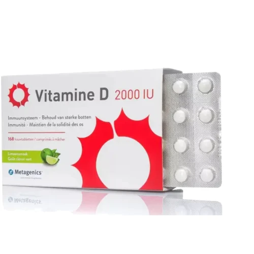 Metagenics Vitamin D Витамин Д 2000 МЕ 168 жевательных таблеток вкус лайма