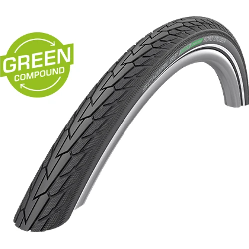 Покрышка 26x1.75 (47-559) Schwalbe ROAD CRUISER K-Guard Active B/B+RT HS484 GREEN, 50EPI