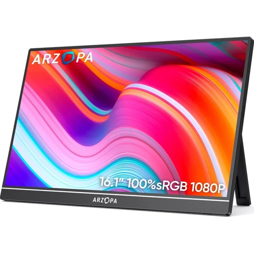 Монитор Arzopa G1 Game (Z1FC) black 16,1" 1920x1080: Покрытие экрана антибликовое