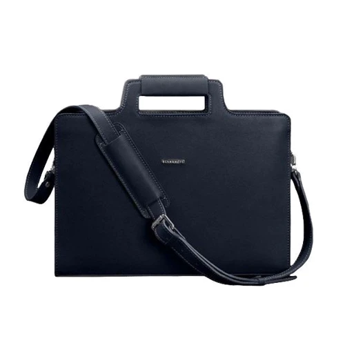 Жіноча конференц-сумка BlankNote темно-синя (BN-BAG-36-navy-blue): Фактура матова, Гладка