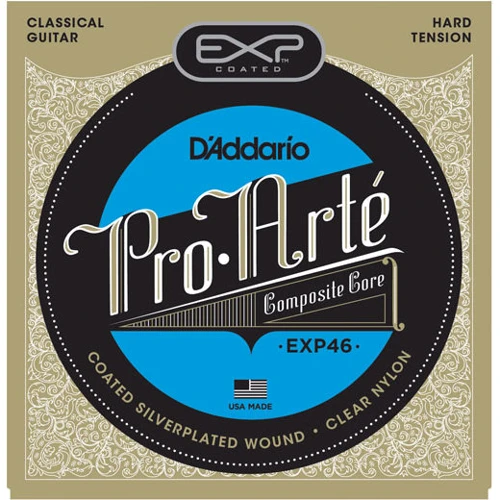 Струна для гитар Струны D`ADDARIO EXP46 EXP CLASSICAL HARD TENSION