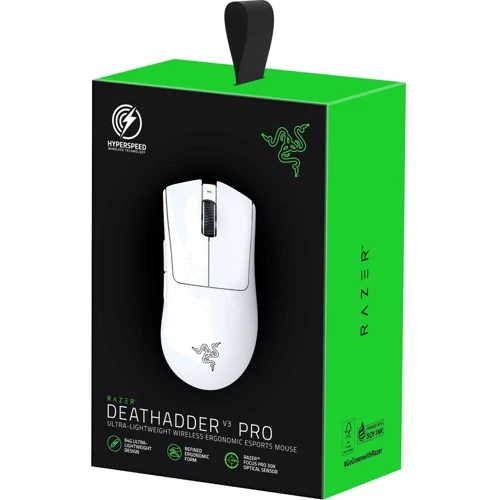 Мышь Razer DeathAdder V3 Pro White (RZ01-04630200-R3A1): Радиус действия 10 м