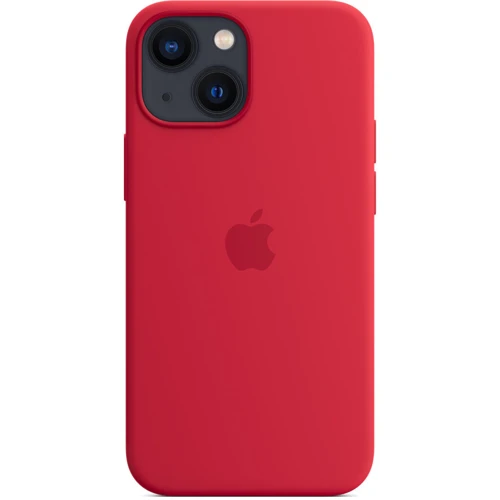 Чехол для iPhone Apple Silicone Case with MagSafe (PRODUCT) Red (MM233) for iPhone 13 mini: Цвет красный