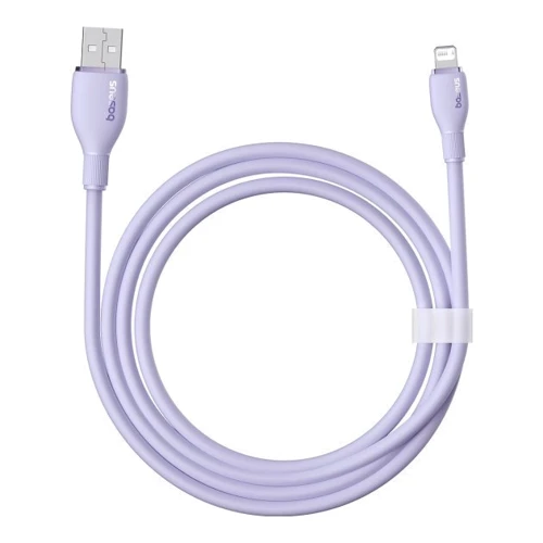 Кабель Baseus USB Cable to Lightning Pudding Series Fast Charging 2.4A 1.2m Purple (P10355700511-00) фото 5