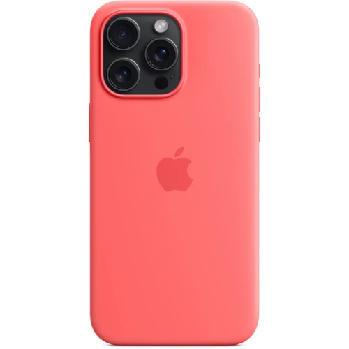 Чехол для iPhone Apple iPhone 15 Pro Max Silicone Case with MagSafe - Guava (MT1V3ZM/A): Тип чехла накладка на заднюю часть
