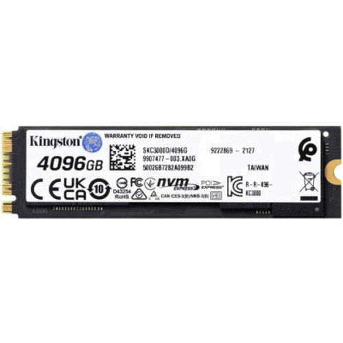Kingston KC3000 4096 GB (SKC3000D/4096G) UA: Объем 4 ТБ