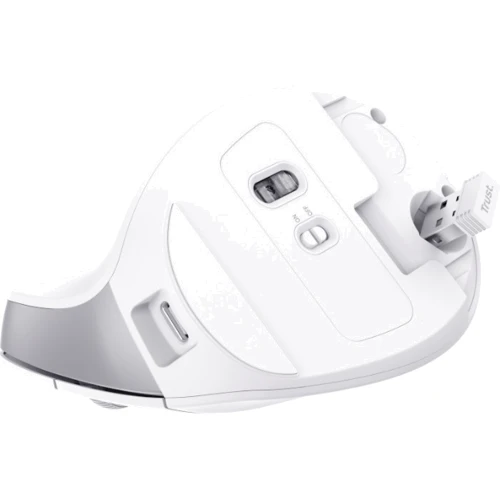 Мышь Trust Bayo 2 Ergonomic Wireless White (25398): Количество кнопок 5