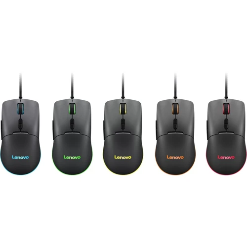 Мишка Lenovo M210 RGB USB Black (GY51M74265): Тип сенсора оптический