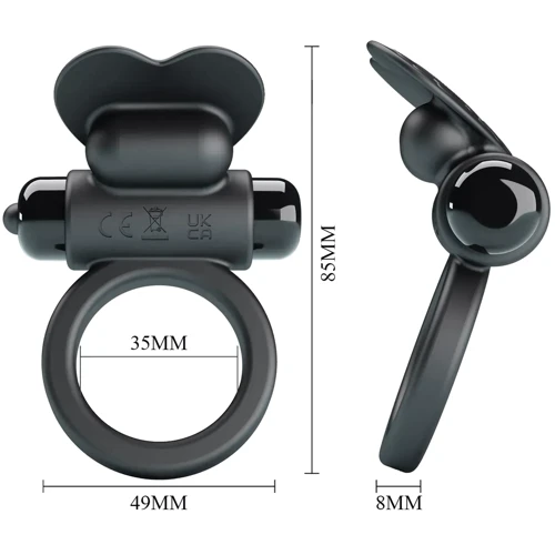 Ерекційне віброкільце LYBAILE Pretty Love Vibrant penis ring - DEBONAIRE (BI-210316)