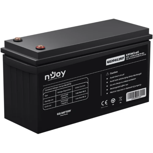 Njoy GE20012KF 12V 200AH (BTVGCBHOEIEKFCW01B): Технологія GEL