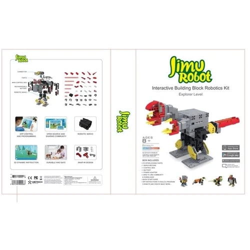 Робот-конструктор Ubtech JIMU Explorer 7 servos 372 деталі (JR0701) фото 6