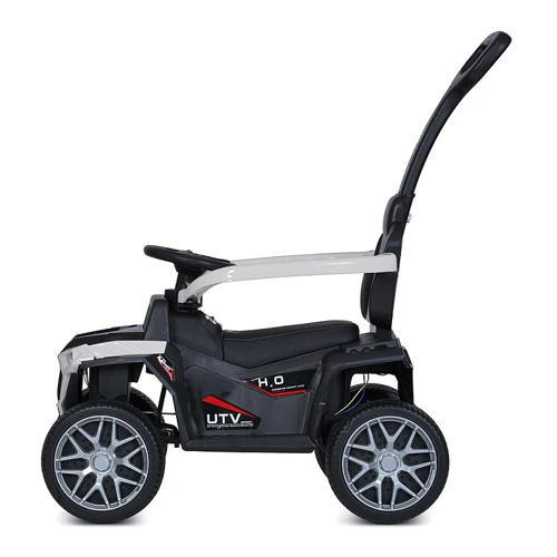 Детский электромобиль-толокар 2в1 Bambi Квадроцикл белый (M 4803EL-1)