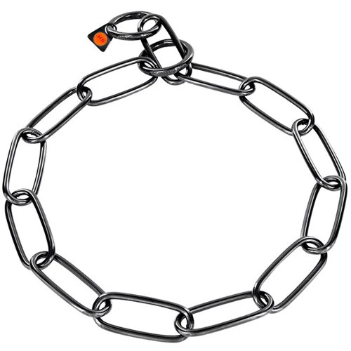 Ошейник Sprenger Extra Long Link для собак черная сталь 4 ммx72 см