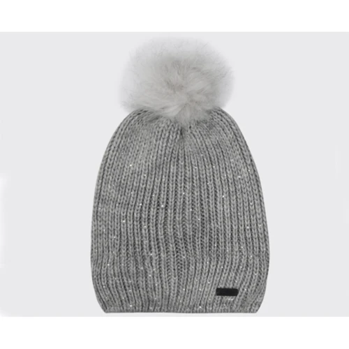 Женская шапка CMP Woman Knitted Hat серая UNI (5505402-U632)