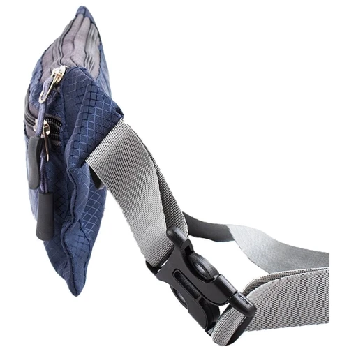 Чоловіча поясна сумка Valiria Fashion синя (4DETBP3401-6): Застібка Блискавка