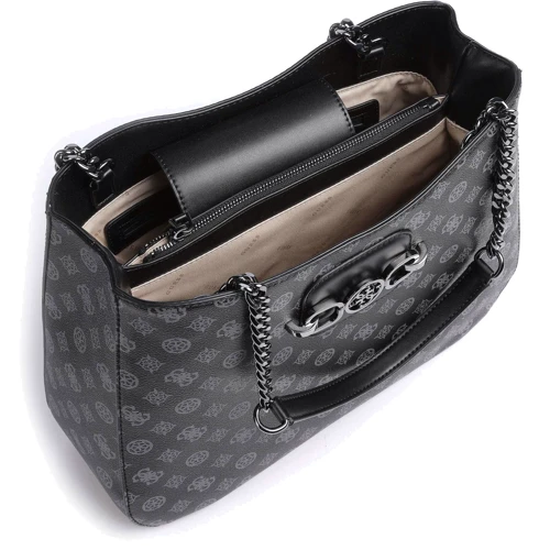 Жіноча сумка Guess Hensely Logo Girlfriend Tote темно-сіра (HWPM8378230-CMT): Країна виробник Камбоджа