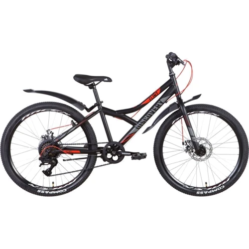 

Велосипед 24" Discovery Flint Dd 2022 (черно-серо-красный (м))
