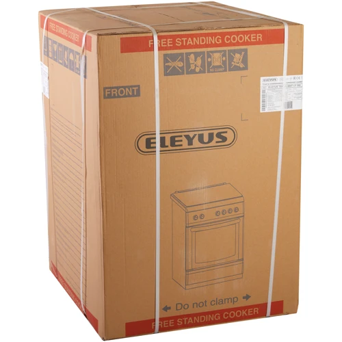 Плита комбінована Eleyus TEKNA 6007 CF WH: Кількість газових конфорок 4