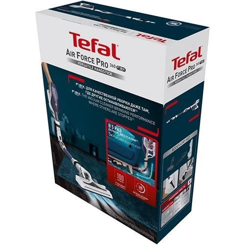 Пылесос Tefal Air Force 360 Flex Pro TY9479: Емкость пылесборника 0.65 л